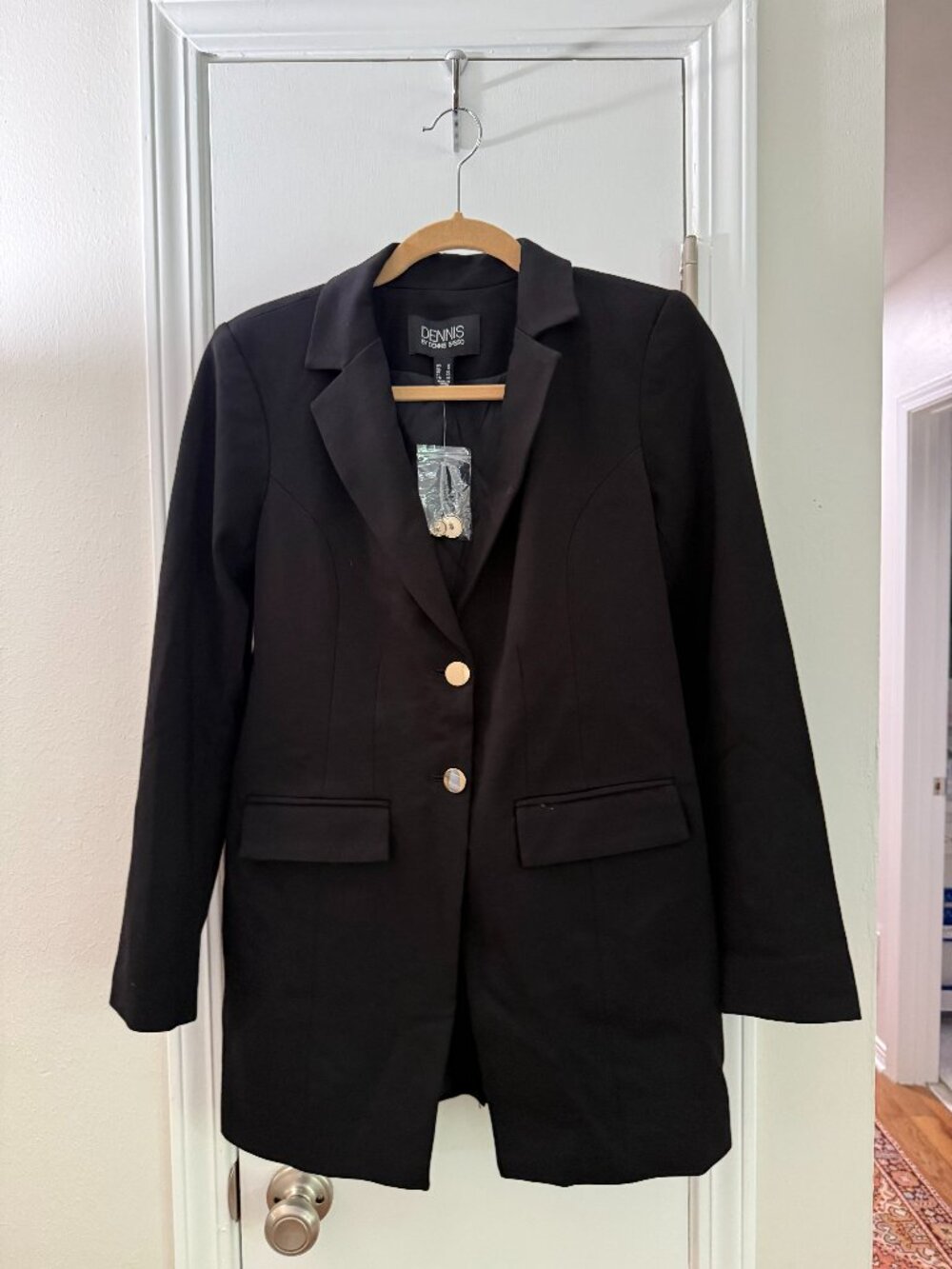 Dennis Basso Black Blazer